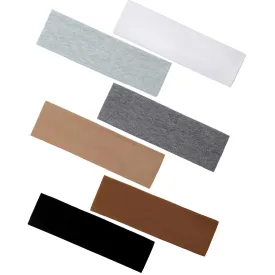 6PCS Headbands for Women Non Slip - Fashion Elastic Sports Hair Bands for Women??s Hair - Soft Cotton Cloth Stretchy Headbands for Girls for Yoga Workout Exercise Running Sports (6colors-10)