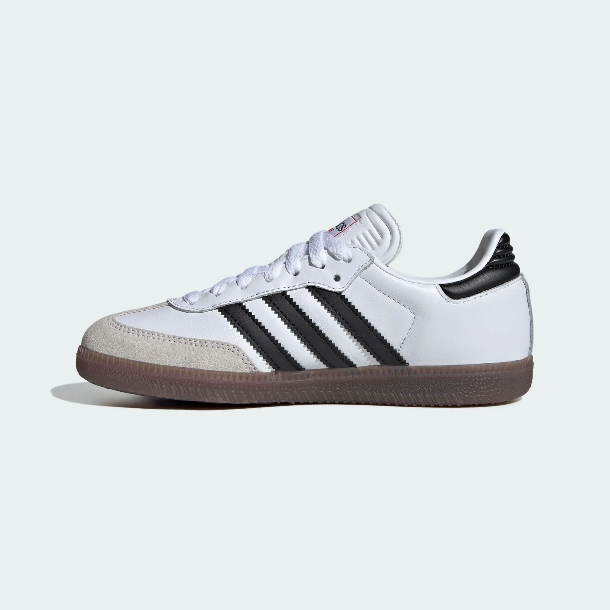adidas SAMBA Indoor Soccer Shoes | Cloud White-Core Black | Kid's Unisex