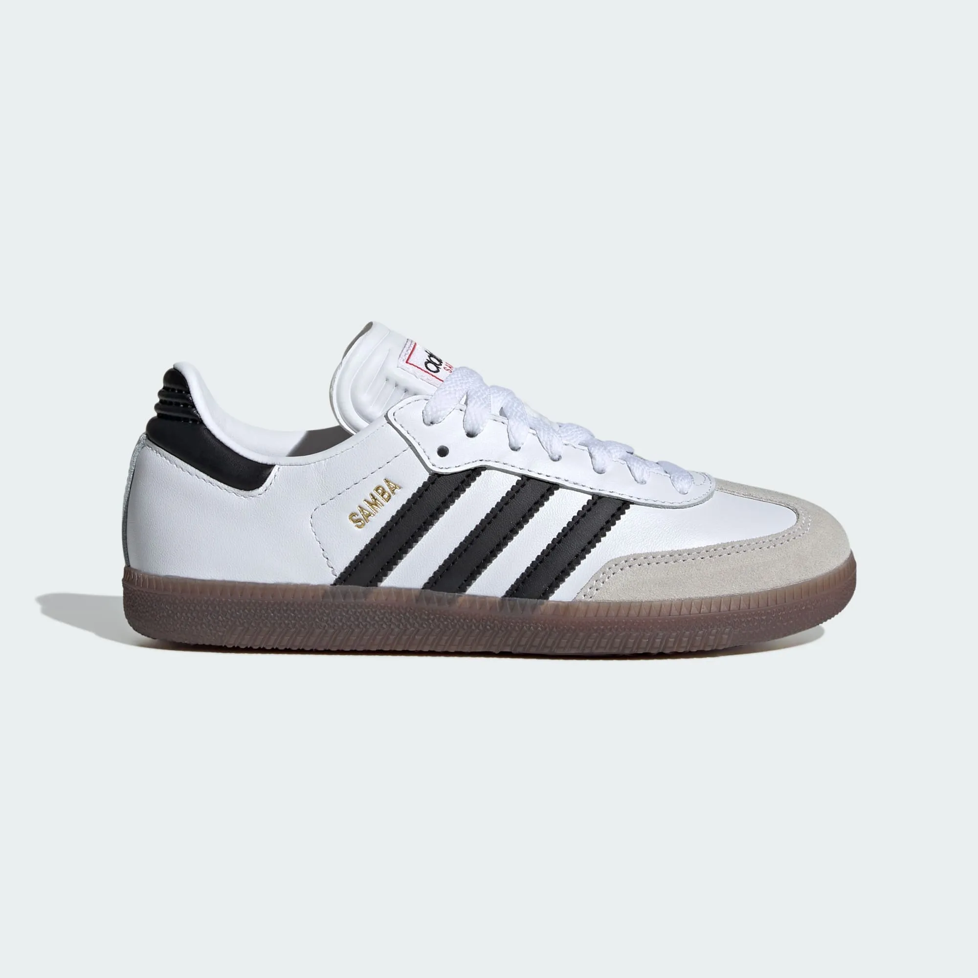 adidas SAMBA Indoor Soccer Shoes | Cloud White-Core Black | Kid's Unisex
