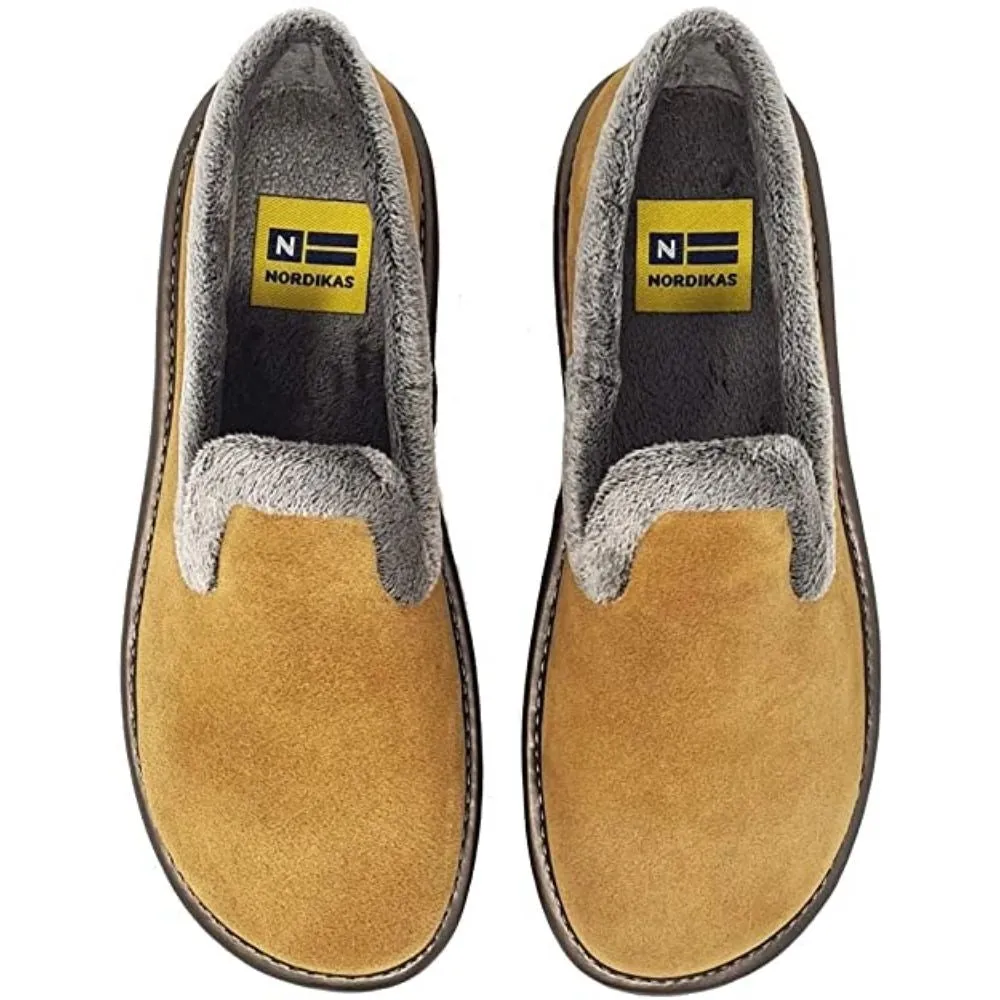 Afelpado Sand Mustard 304-80 Nordikas Comfy Slide Slippers