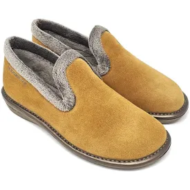 Afelpado Sand Mustard 304-80 Nordikas Comfy Slide Slippers