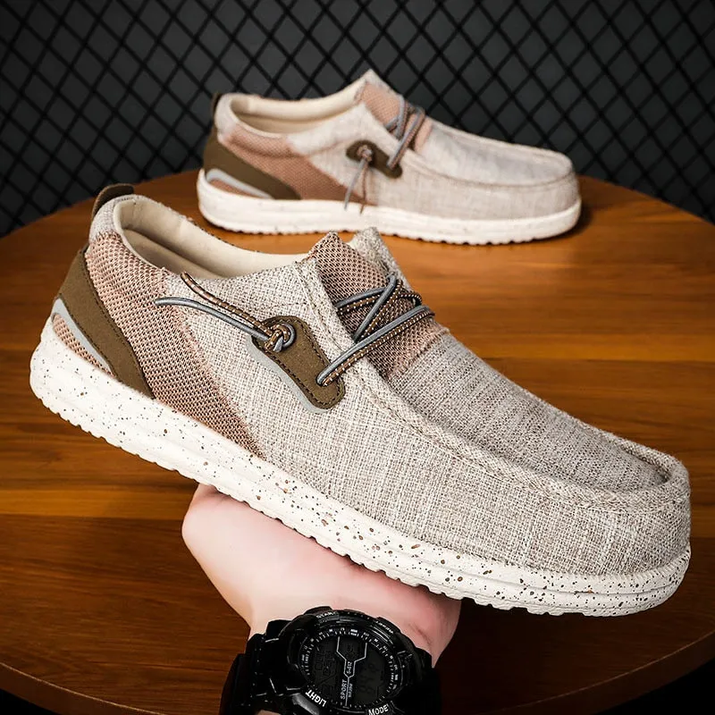 Autumn Men Casual Canvas Espadrilles Shoes  Fashion Alpargatas Hombre Espadrille Comfortable Breathable Lightweight Big Size