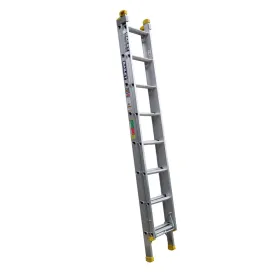 Bailey FS13897 150kg 8 Rung 2.5m/4.0m Aluminium Pro PUNCHLOCK Extension Ladder