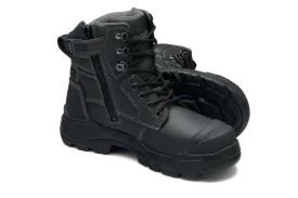 Blundstone Unisex Rotoflex Zip Safety Boot Black 9061