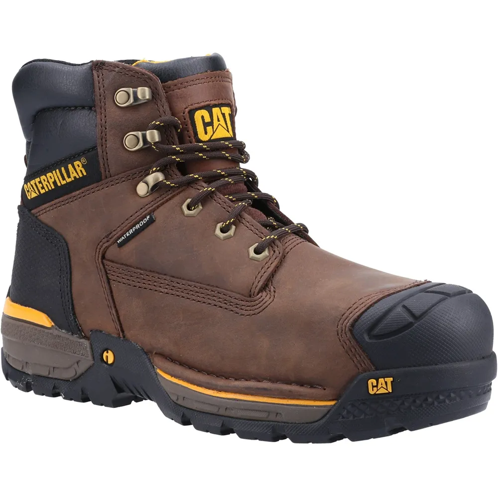 Caterpillar Excavator Lace Up Safety Hiker