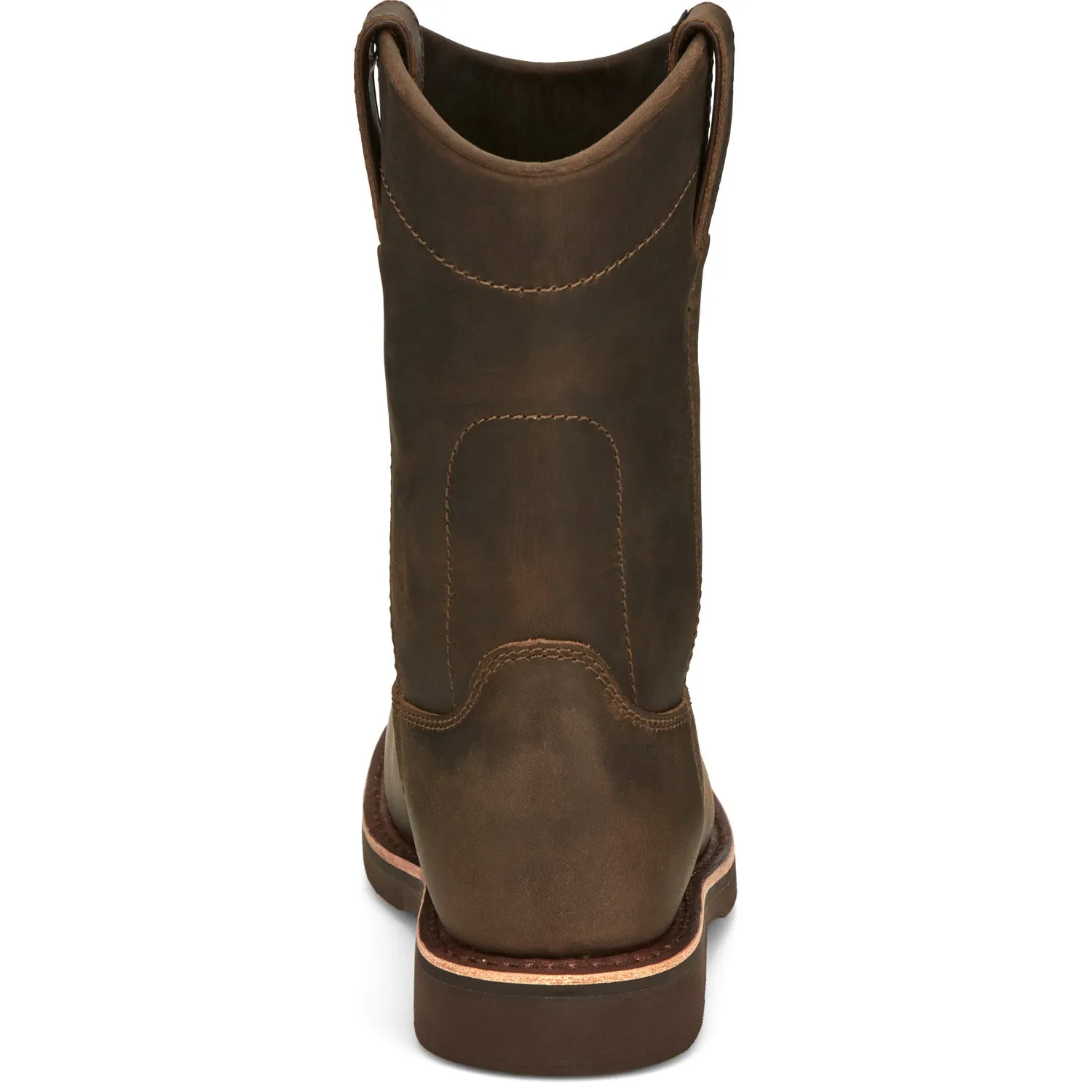 Chippewa Mens Classic 2.0 10in Pull On Chocolate Apache Leather Work Boots