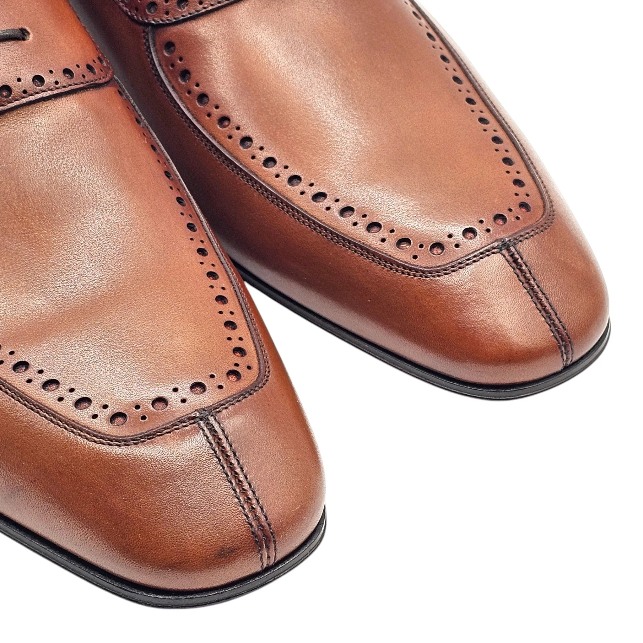 Christian Louboutin Lafitoch Leather Oxford Shoes - Brown - EU 46 / US 13