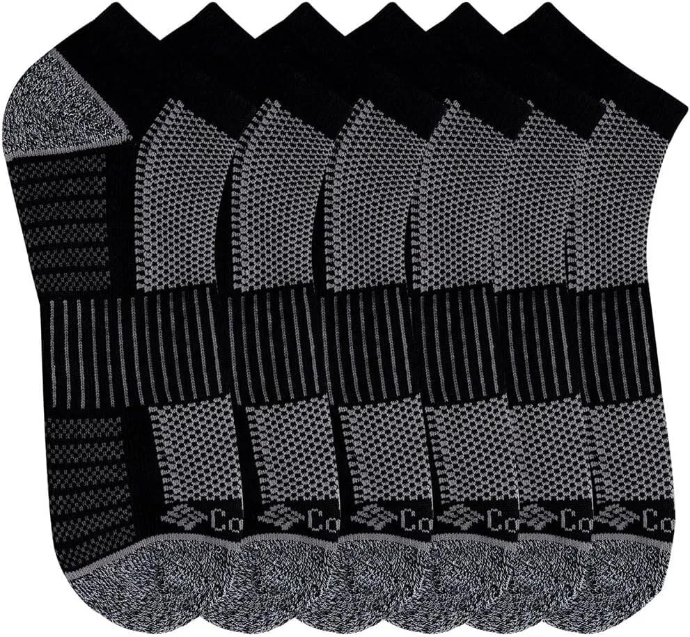 Columbia Men's 6 Pack Athletic No Show Socks