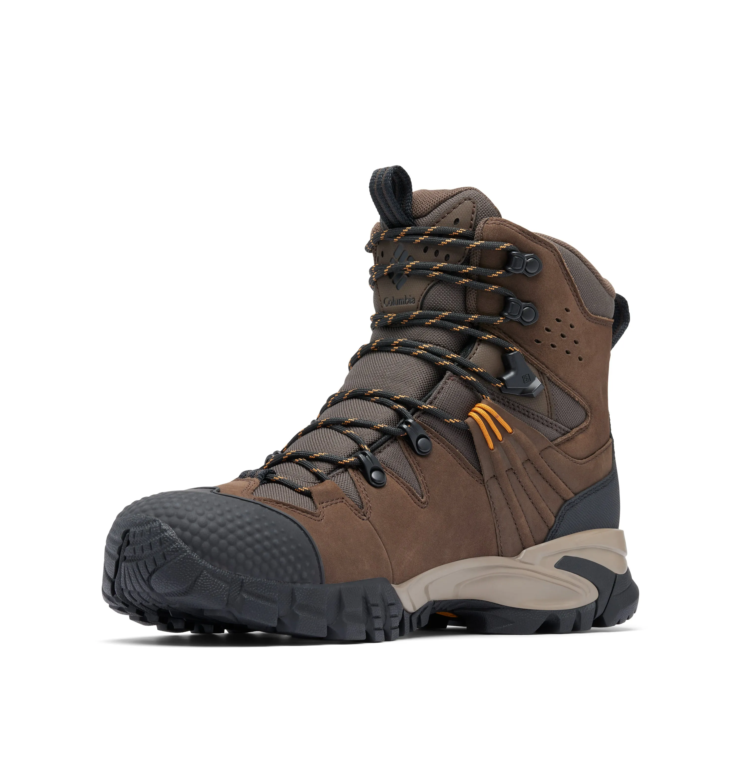 Columbia Men's Geoterra Outdry Leather Trail Boots (Cordovan/Canyon Sun)