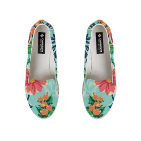 Cyan Floral Nook Espadrille