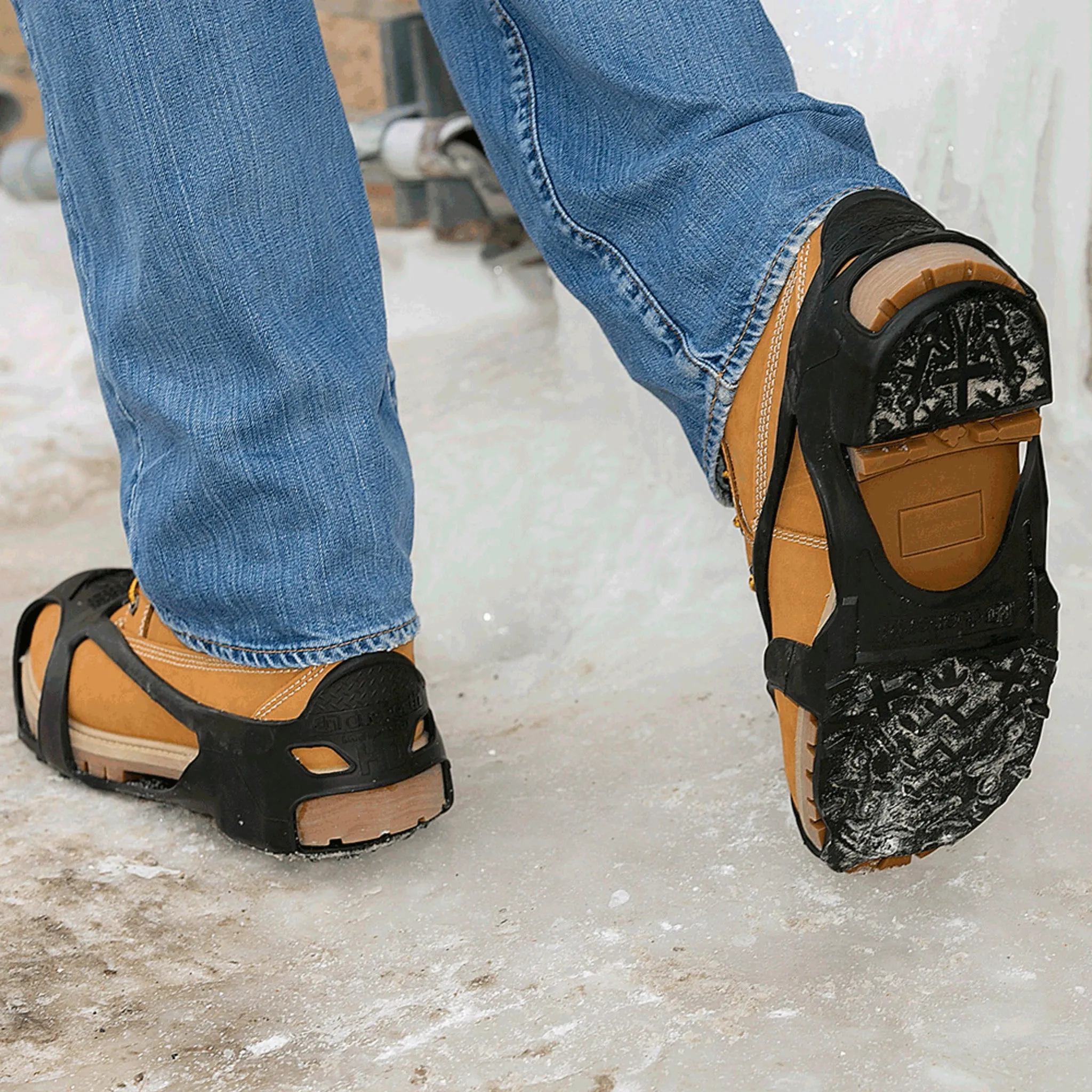 Due North Ice & Snow Traction Aids Rubber Heavy Duty Industrial Black Sizes S-XL