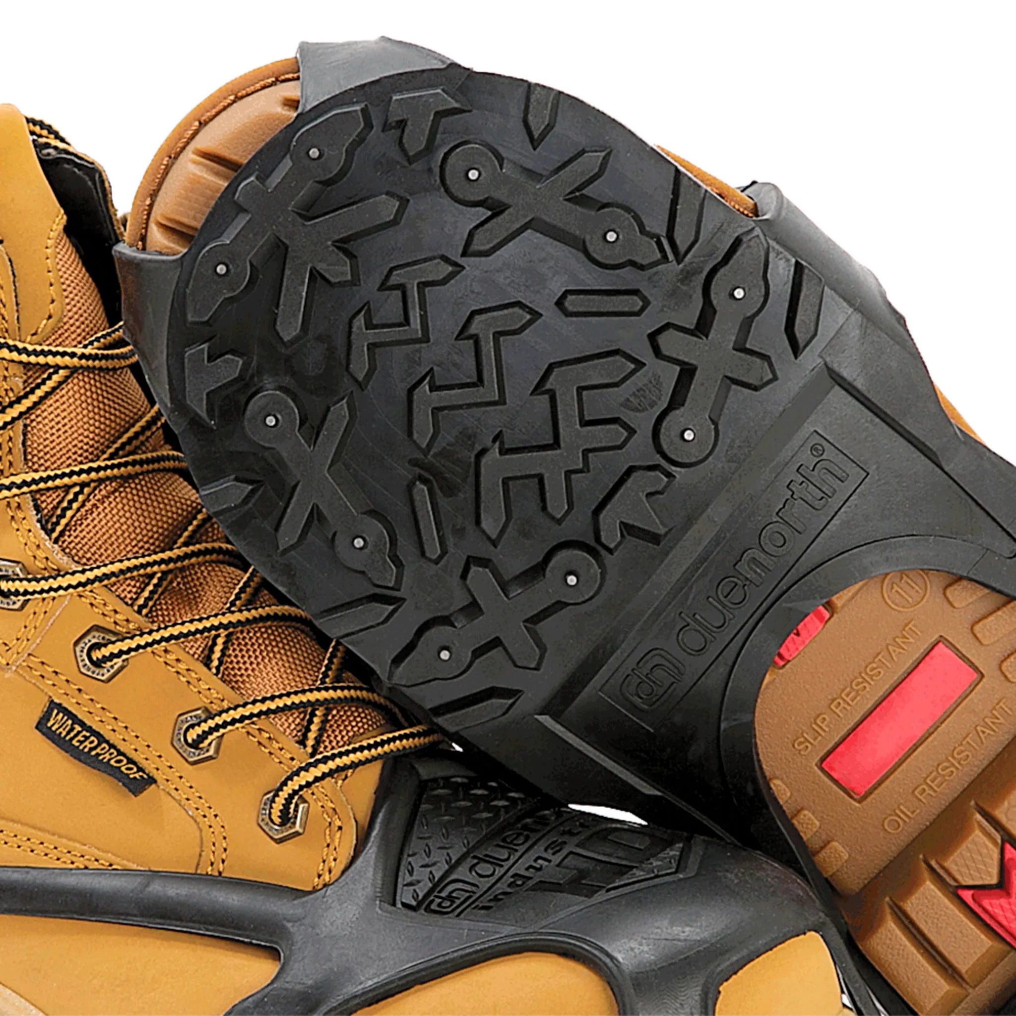 Due North Ice & Snow Traction Aids Rubber Heavy Duty Industrial Black Sizes S-XL