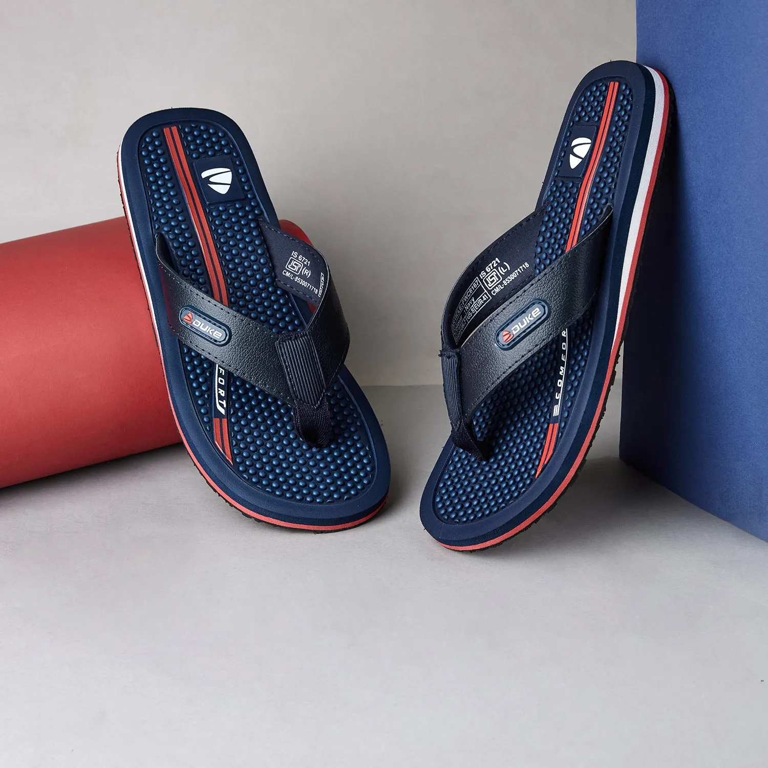 Duke Men Acupressure Thong Flipflops (FWC6167)