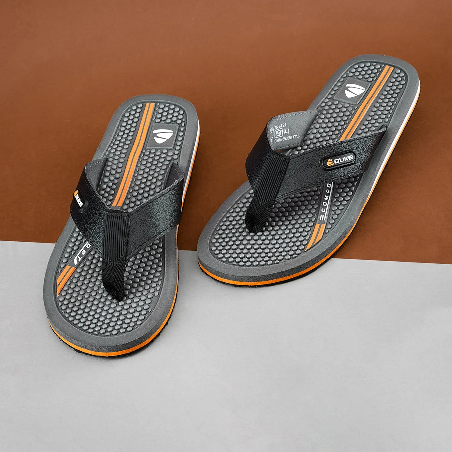 Duke Men Acupressure Thong Flipflops (FWC6167)