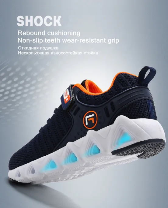 Elite Tennis Athletic Running Shoes for Boys and Girls