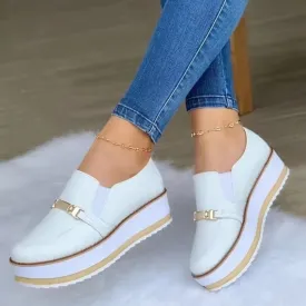 Fashion Platform Casual Muffin Bottom Shoes Women