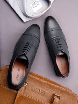 Federal Blue Oxford Style Comfortable Formal Laceup Shoes