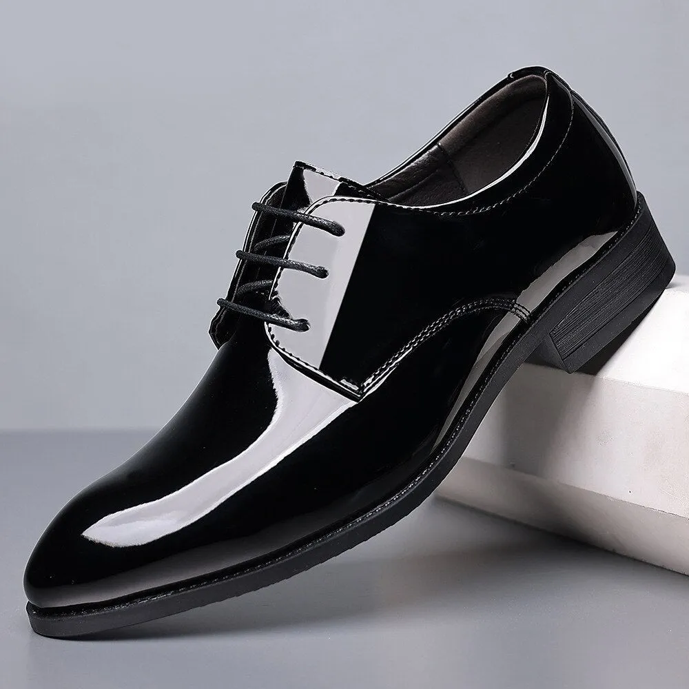 Italiano Patent Leather Formal Oxford Dress Men's Shoes