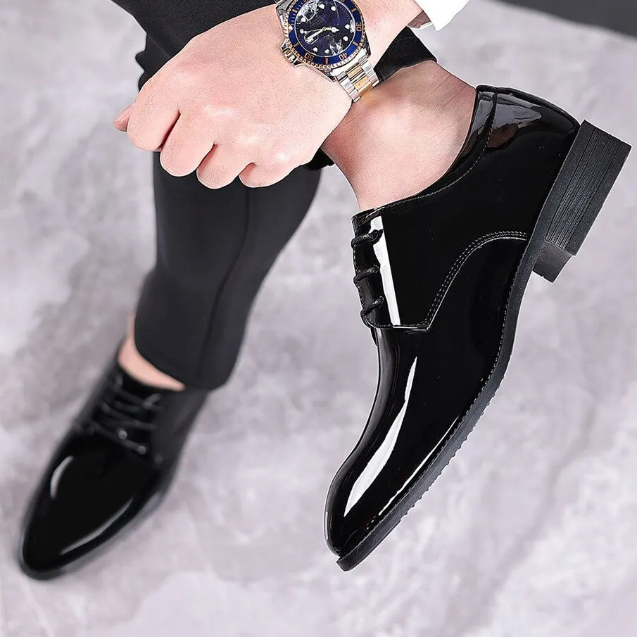 Italiano Patent Leather Formal Oxford Dress Men's Shoes