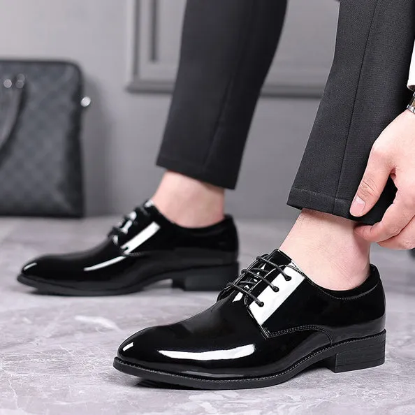 Italiano Patent Leather Formal Oxford Dress Men's Shoes