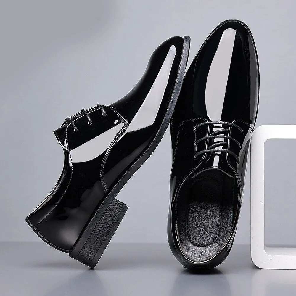 Italiano Patent Leather Formal Oxford Dress Men's Shoes