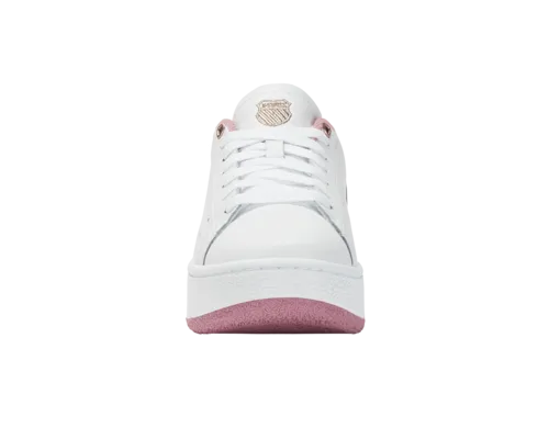 K-Swiss Women's Classic Pf Platform White Foxglove Shoes
