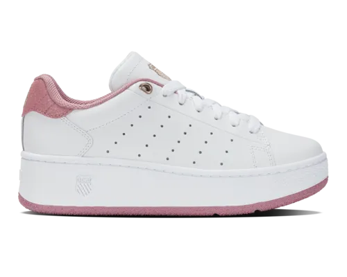 K-Swiss Women's Classic Pf Platform White Foxglove Shoes