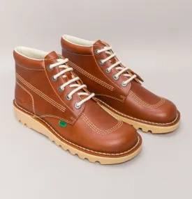 Kickers® Kick Hi Classic Boots Dark Tan