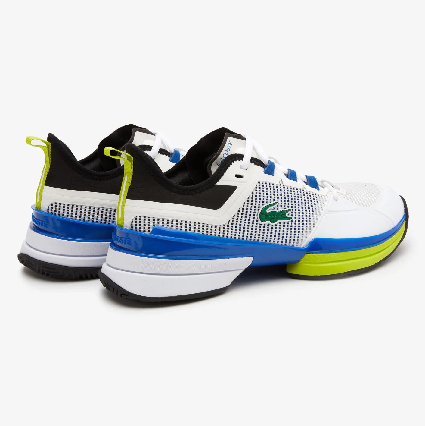 Lacoste AG-LT21 Ultra Textile Men's Tennis Shoes (White/Blue)