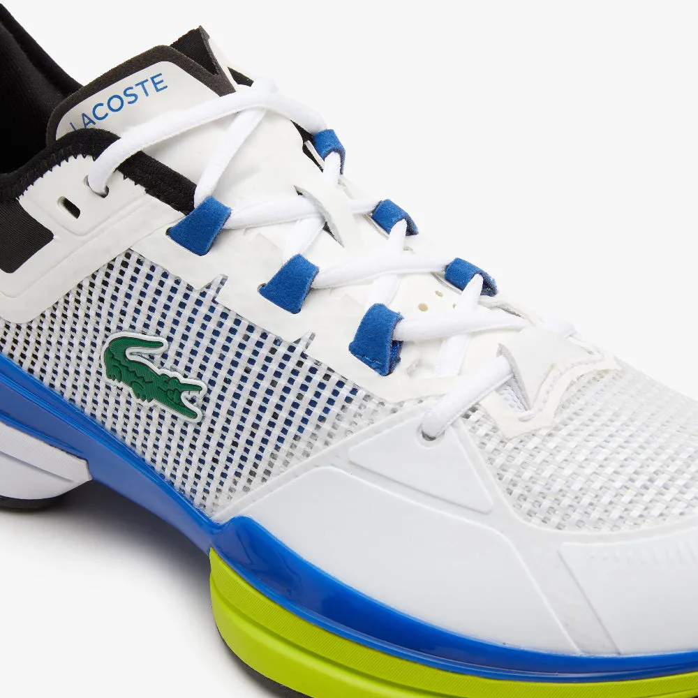 Lacoste AG-LT21 Ultra Textile Men's Tennis Shoes (White/Blue)