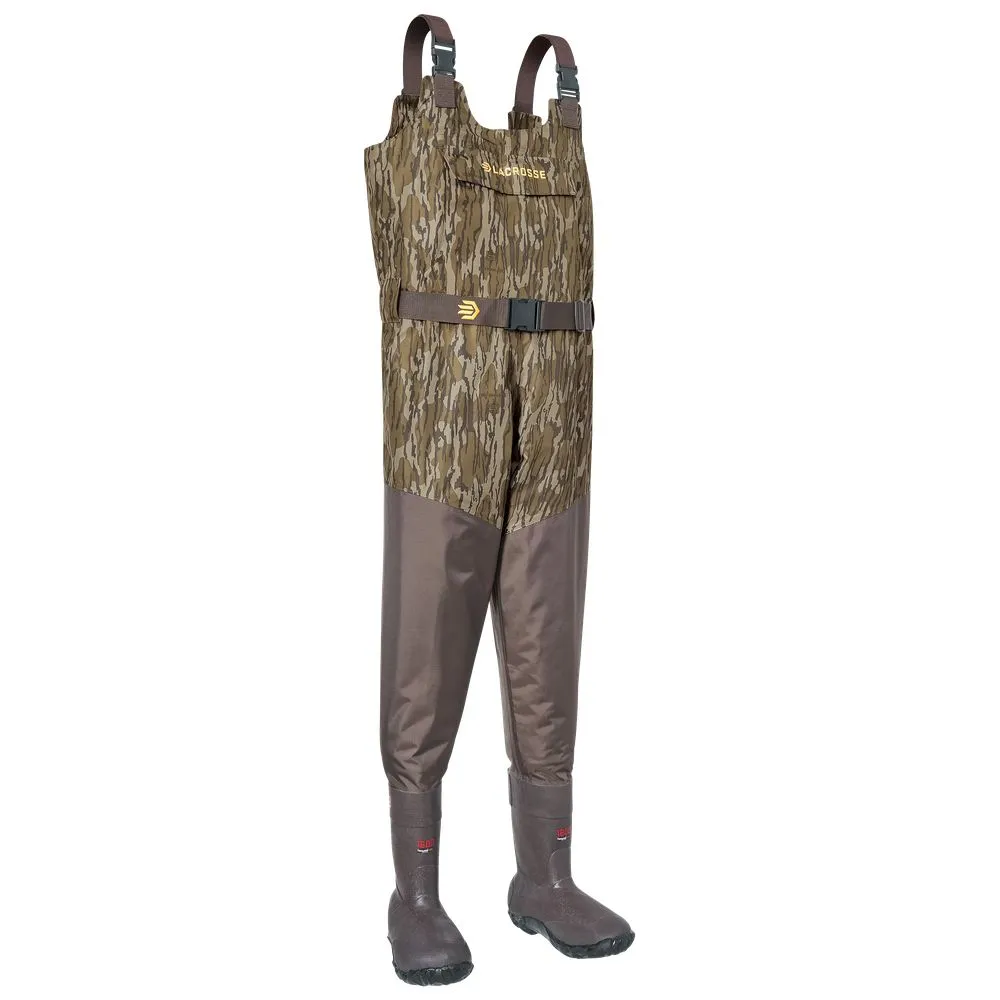 LaCrosse 736128 Wetlands Insulated Boot-Foot Chest Waders for Men - Mossy Oak Bottomland - 11 Regular