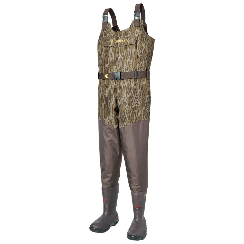 LaCrosse 736128 Wetlands Insulated Boot-Foot Chest Waders for Men - Mossy Oak Bottomland - 11 Regular