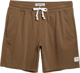 maamgic Mens Sweat Shorts 7" Above Knee Workout Gym Shorts Lounge Shorts with Zipper Pockets