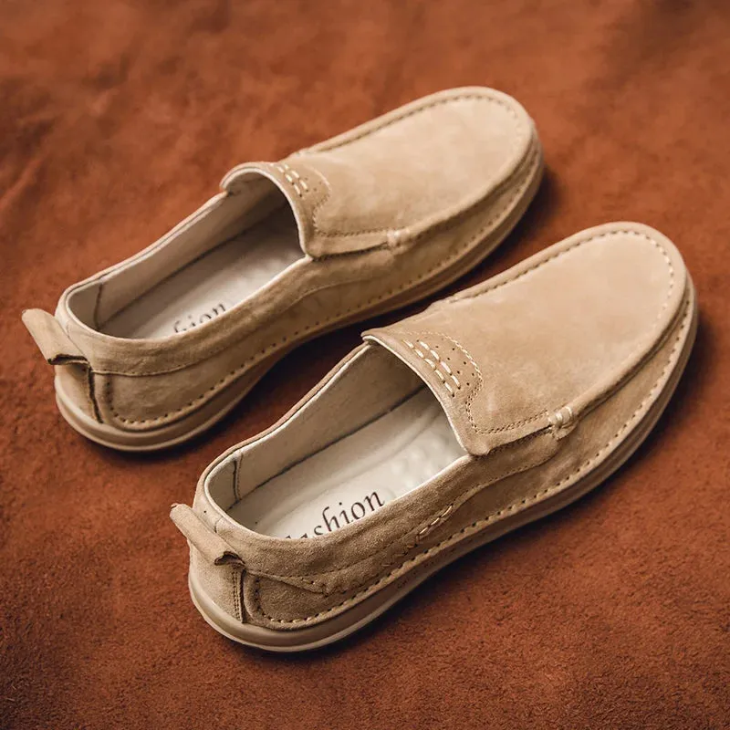 Men Loafers High Quality Leather Casual Shoes for Men Luxury driving Comfortable Soft Flats Sneakers Handmade Men Moccasins