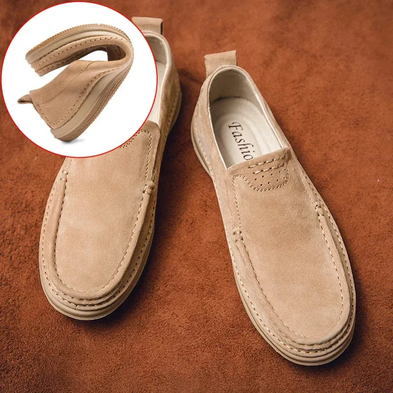Men Loafers High Quality Leather Casual Shoes for Men Luxury driving Comfortable Soft Flats Sneakers Handmade Men Moccasins