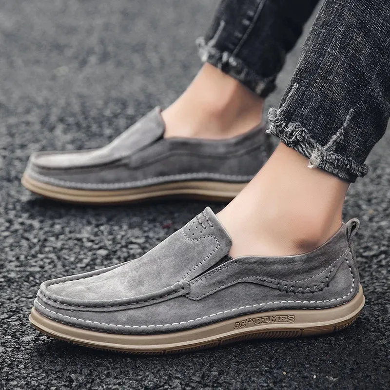Men Loafers High Quality Leather Casual Shoes for Men Luxury driving Comfortable Soft Flats Sneakers Handmade Men Moccasins