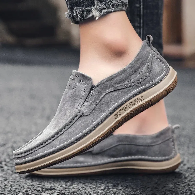 Men Loafers High Quality Leather Casual Shoes for Men Luxury driving Comfortable Soft Flats Sneakers Handmade Men Moccasins
