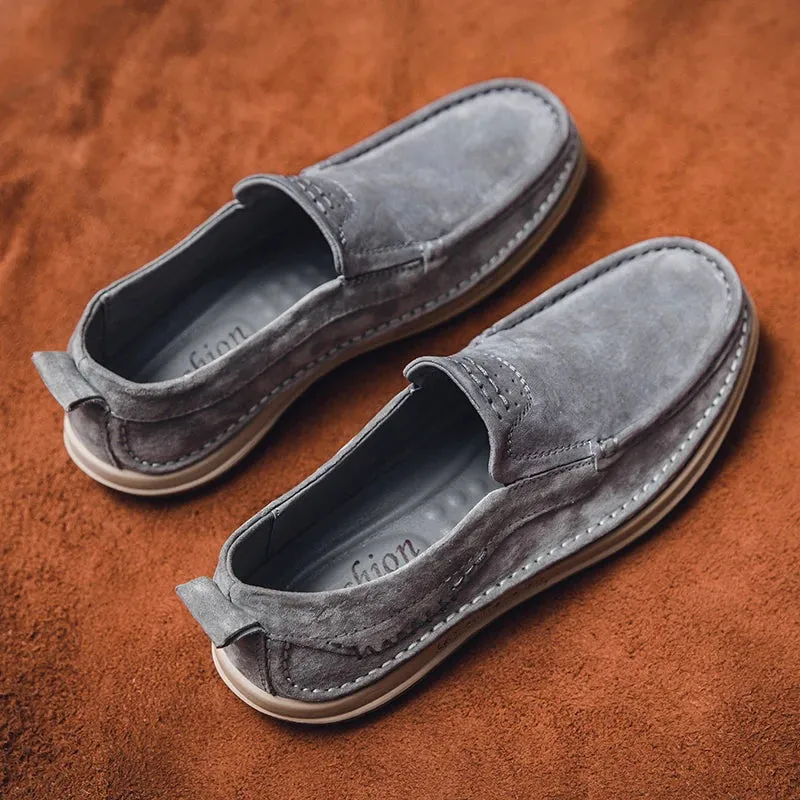 Men Loafers High Quality Leather Casual Shoes for Men Luxury driving Comfortable Soft Flats Sneakers Handmade Men Moccasins