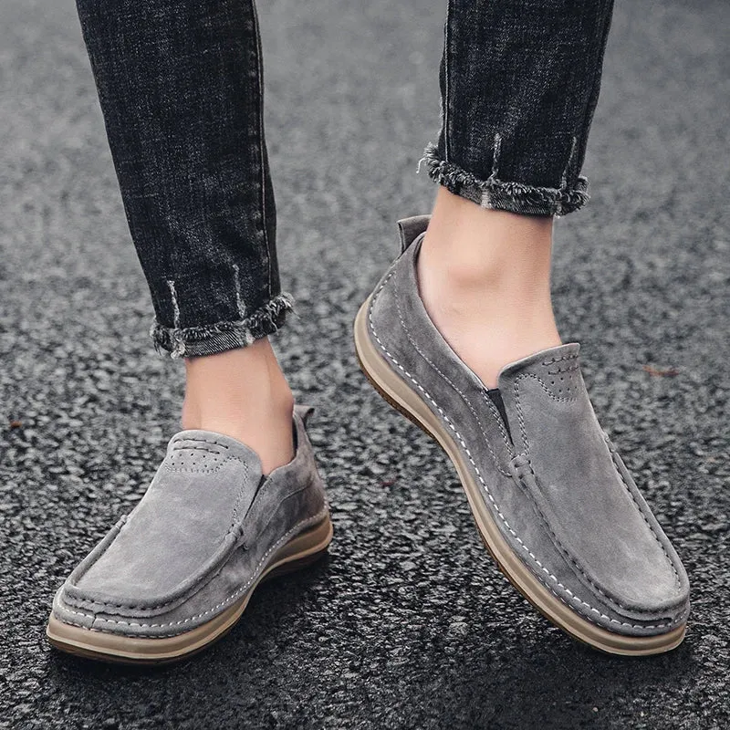 Men Loafers High Quality Leather Casual Shoes for Men Luxury driving Comfortable Soft Flats Sneakers Handmade Men Moccasins