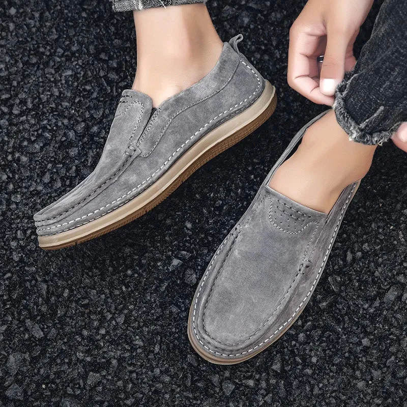 Men Loafers High Quality Leather Casual Shoes for Men Luxury driving Comfortable Soft Flats Sneakers Handmade Men Moccasins