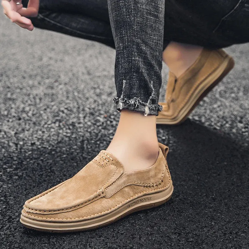 Men Loafers High Quality Leather Casual Shoes for Men Luxury driving Comfortable Soft Flats Sneakers Handmade Men Moccasins