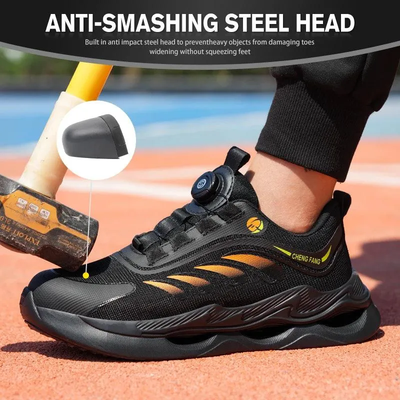 Men's Anti-Smashing Anti-Puncture Safety Work Boots