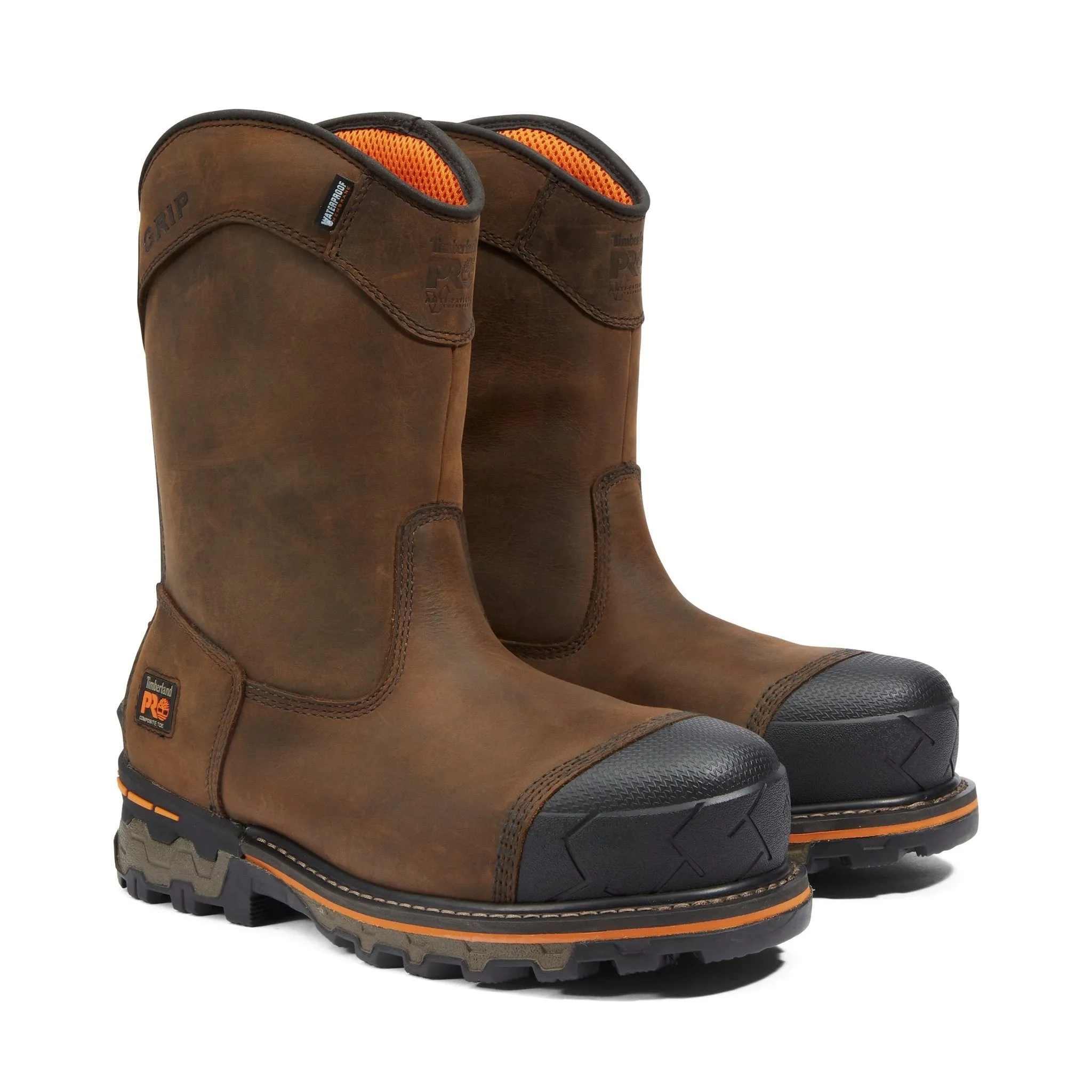 Men's Boondock HD Pull On Composite Toe Waterproof Work Boot