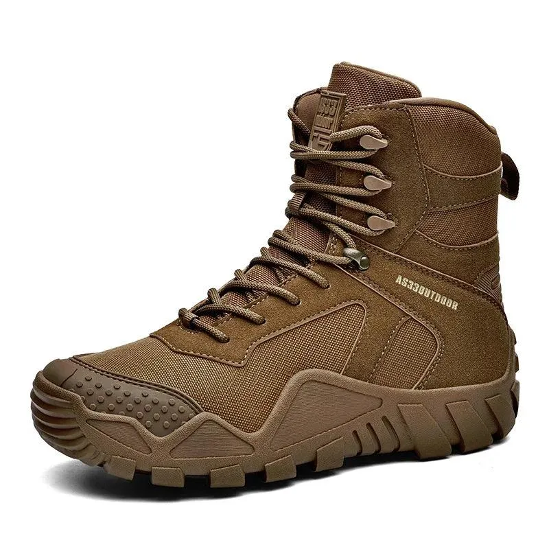 Men's Camouflage Waterproof Hiking Boots – Winter Trekking Sneakers