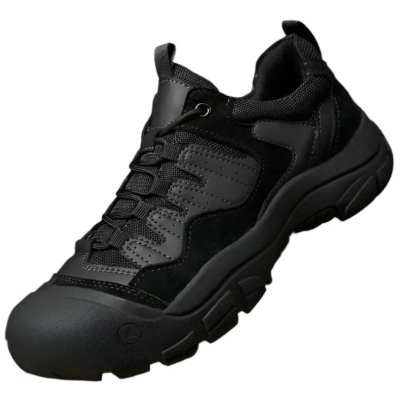 Men’s Non-Slip Outdoor Suede Leather Sneakers – Hiking & Trekking Casual Shoes
