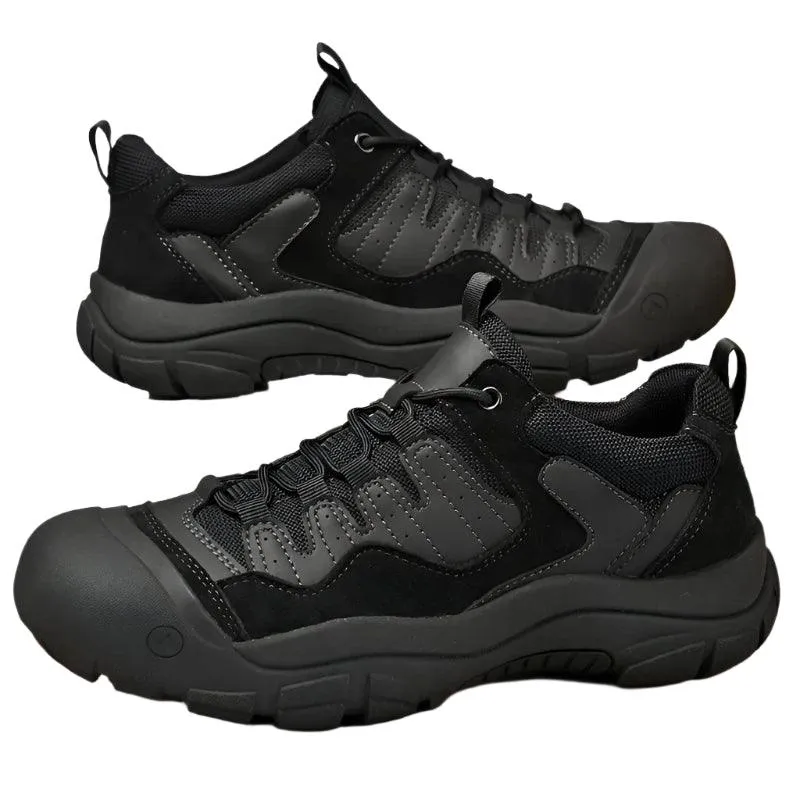 Men’s Non-Slip Outdoor Suede Leather Sneakers – Hiking & Trekking Casual Shoes