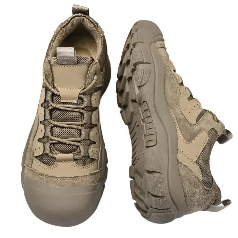 Men’s Non-Slip Outdoor Suede Leather Sneakers – Hiking & Trekking Casual Shoes