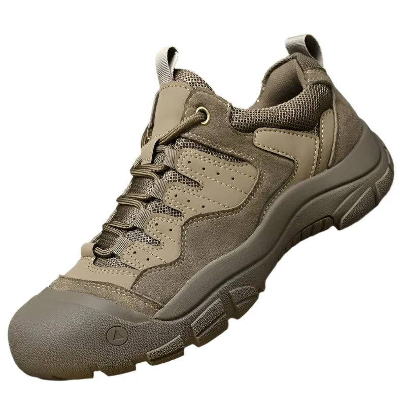 Men’s Non-Slip Outdoor Suede Leather Sneakers – Hiking & Trekking Casual Shoes