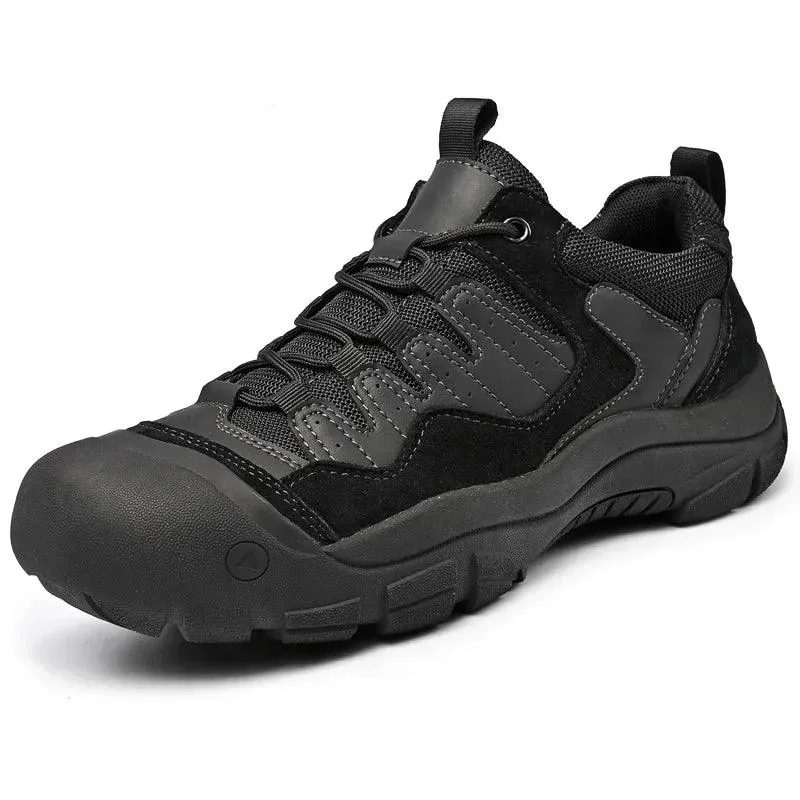 Men’s Non-Slip Outdoor Suede Leather Sneakers – Hiking & Trekking Casual Shoes