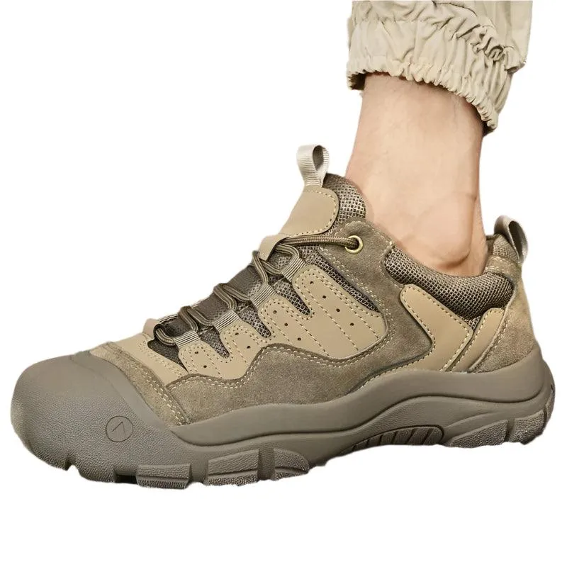 Men’s Non-Slip Outdoor Suede Leather Sneakers – Hiking & Trekking Casual Shoes